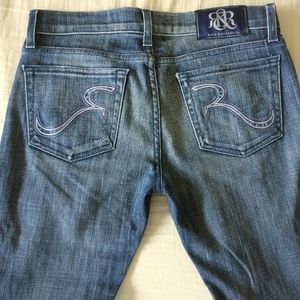 Vintage Y2K Rock & Republic LOW RISE Straight Leg Jeans Size 27
